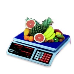 King Digital Weight Scale 45kg Rechargeable 