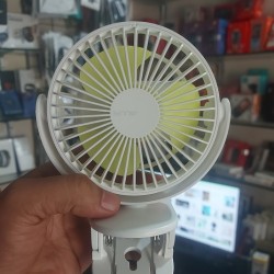 Jisulife FA29A Clip On Desk Fan 4000mAh Rechargeable 4 Speed Modes