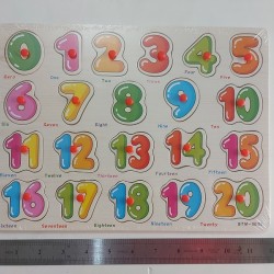 Kids Number Matching Puzzle Card Board 