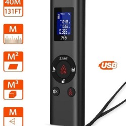 H6 Digital Laser Distance Meter 40 Meter Rechargeable 