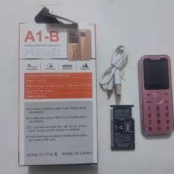 A1B Super Slim Card Phone Dual Sim And Memory Card Rose Gold