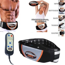 Vibro Shape Professional Slimming Belt with Heat Black 