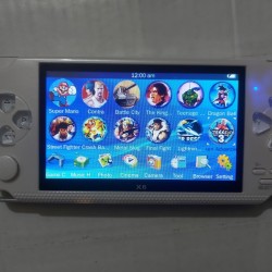 X6 PSP Game Player Console 4.3 inch screen 8GB - White