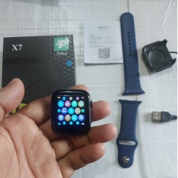 X7 Smart Watch Bluetooth Call Full Touch For Android IOS - Blue