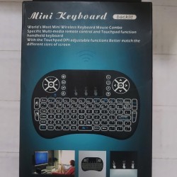 i8 Mini Wireless Keyboard with Touchpad Backlit Light 3 Color