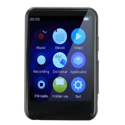 BENJIE X5 Mp3 Mp4 Player Full Touch Screen Bluetooth 16GB Music Player With FM Radio Video Player E-book