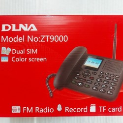 DLNA ZT9000 Dual Sim Land Phone With Auto Call Record FM Radio