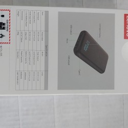 Lenovo CH05 Dual input Dual output 10000mAh Power Bank LED Display - ( Original )