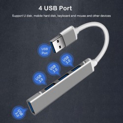 USB Hub 4 Port USB 3.0 Hub Super Speed 5Gbps