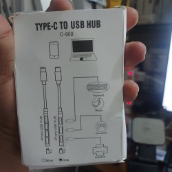 Type-C Hub 4 Port USB 3.0 Hub Super Speed 5Gbps