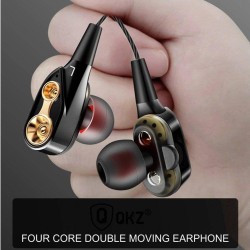 QKZ CK8 Dual Driver In-Ear Earphone With Stereo Music