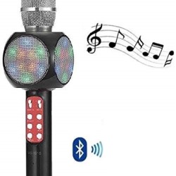 Wster 1816 LED Bluetooth Microphone Karaoke