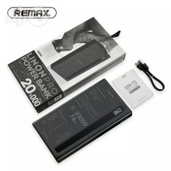Remax 20000 mAh LINON PRO Power Bank With Dual USB Led Light Black
