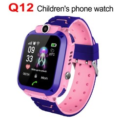 Q12 Kids GPS Smart watch Water Reset Touch Sim Supported