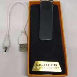 Touch USB Rechargeable Lighter Metal Body Premium Quality 